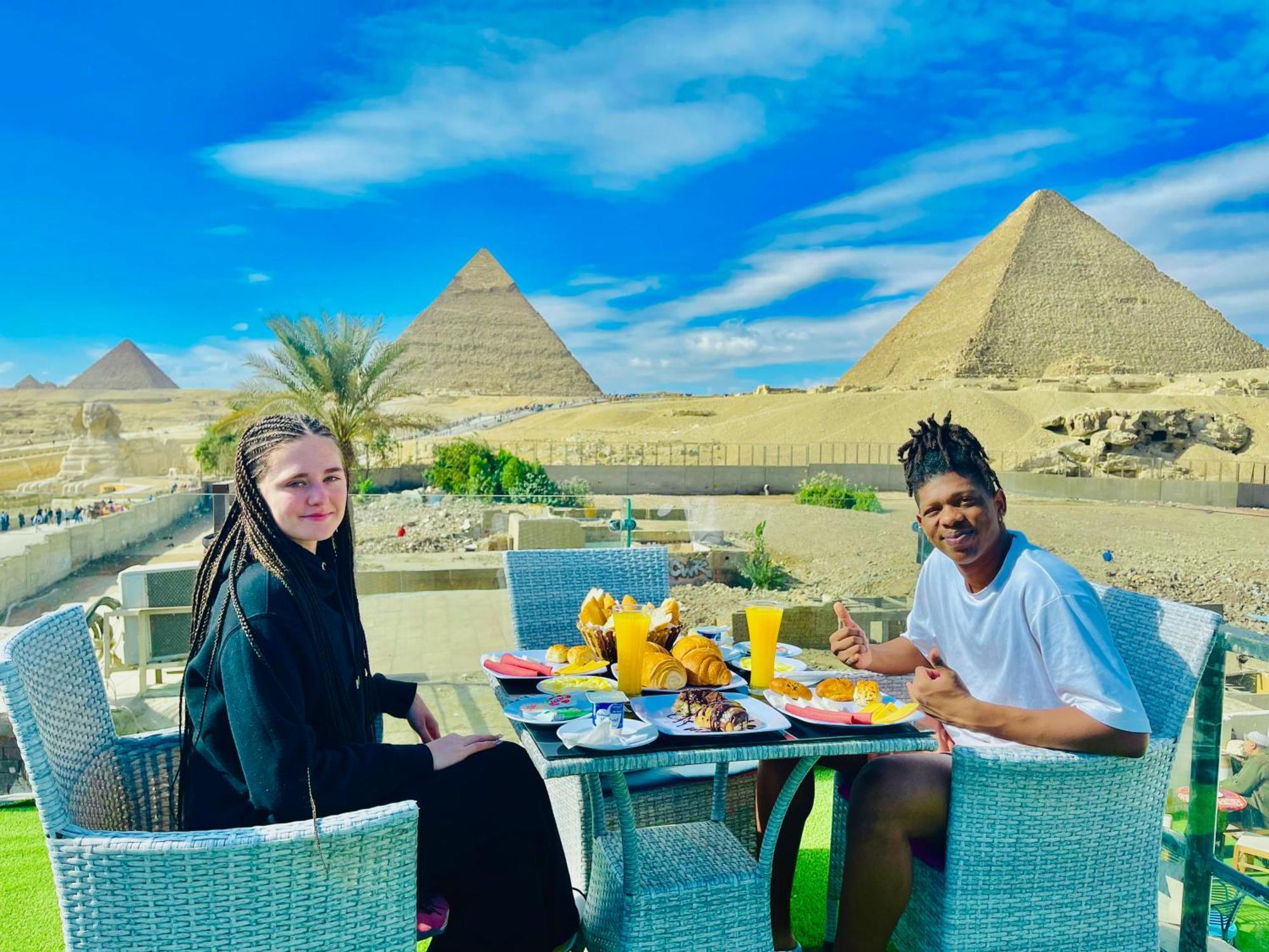 开罗 Blue Scarab Pyramids View酒店 外观 照片